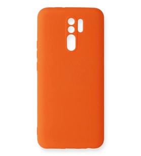 Durukar® Redmi 9 Kılıf Nano içi Kadife Silikon - Turuncu