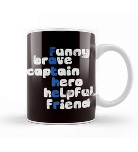 Funny Father Papa Daddy Dad Stepdad Husband Father´s Day Kupa Bardak Porselen