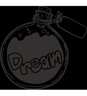İksir Dream Sticker 10x10 cmRenkli Sticker