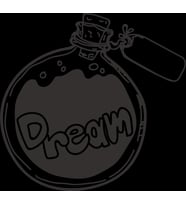 İksir Dream Sticker 10x10 cmRenkli Sticker