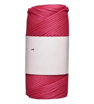 Makrome İpi 3mm Polyester  Fuşya