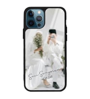 iPhone 13 Pro Uyumlu Notlu Bulanık Fotoğraf Tasarımlı Glossy Telefon Kılıfı