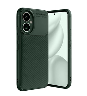 Honor 400 Kılıf Auto Focus Karbon Kapak - Koyu Yeşil