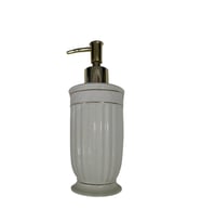 Home Ev Lotion Dispenser Sıvı Sabunluk Krem Yeşil Yükseklik 19cm, Üstten 8cm, Alt taban 6cm