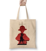 Luffy One Piece in Silhouette Bez Çanta Uzun Saplı