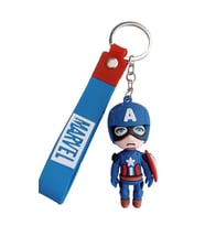 kaptan amerıca Karikatür Anime Figür PVC Bebek Anahtarlık  ÇANTA Süsü