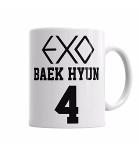EXO BAEKHYUN 2 Kupa Bardak Porselen
