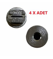 Holder İlaçlama Makina Tee-Jet Meme Yelpaze Ucu 4 Adet (A.Gri)