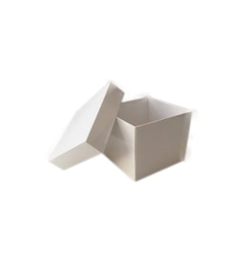 Komple Karton Kutu Düz Renk 8x8x6.5 CM (25 Adet)  Beyaz