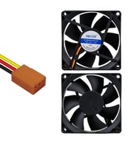 Powermaster Ic-216 Fırçasız DC Fan 80x80x25 Mm 12 Volt 2 Pin Soğutucu Fan 8x8x2.5 Cm