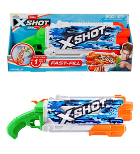 X-Shot Skins Fast Fill Su Tabancası Water Camo 800 ml Geniş Hazne, 10 Metre Atış Menzili, 1 Saniyede
