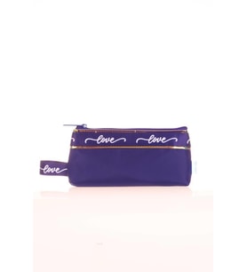 Kaukko Mirror Baggy Kalem Çantası Lacivert K2666