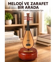 Ud Sembolü Müzik Kutusu Estetik Tasarım Melodi Destekli