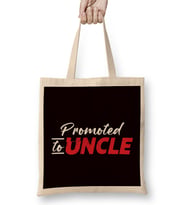 Promoted To Uncle Niece Nephew Brother Father Aunt Mom Dad Bez Çanta Uzun Saplı