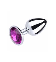 Metal Gümüş Taşlı  Plug  Tıkaç 7 cm + Wet 50 ml