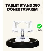 Ayarlanabilir Şeffaf Tablet Standı Kaymaz Silikon Tabanlı