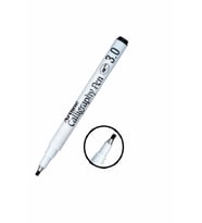 Kaligrafi Kalemi Siyah 3.0 Mm Düz Kesik Uç Arabic Ergolıne Calligraphy 1 Adet