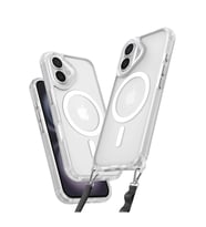 Newface Apple iPhone 16 Plus Kılıf Enka Magsafe Silikon Kılıf - Şeffaf
