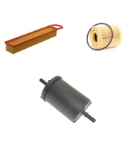 Bosch Filtre Bakım Seti Citroen DS DS3 3 1.6 VTi Benzin 120 Beygir Hava + Yağ f. + Yakıt Filtre Bosch