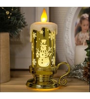 Led Mum Rastgele Desen Renk Aralık 2023 Masaüstü Lamba 15cm 1 Adet