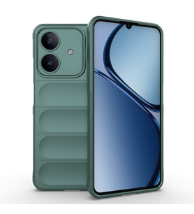 Realme C63 Uyumlu Kılıf Esnek TPU Oyuklu Arka Yüzey Tasarımlı Zore Etnik Silikon Kapak