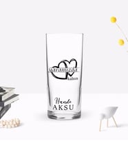 BK Gift Kişiye Özel Renkli Baskılı Yaramızda Kalsın Tasarımlı Rakı Bardağı-1 (Beyaz)