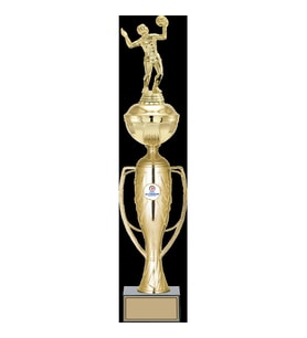 ODAK KUPA - Figürlü Kupalar - Voleybol Kadın Figürlü Kupalar FG-071 B - 51 cm