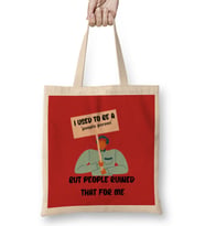 Sarcasm Funny Comment Quotes Gift - Sarcastic Women And Men Humorous Saying Bez Çanta Uzun Saplı