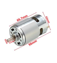 RS775 DC Motor 12V 3000Rpm Yüksek Hız Tork Matkap Torna CNC Router Motor Dairesel Testere Düşük Ses