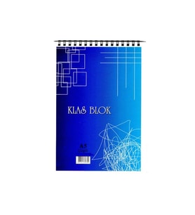Klas Bloknot Spiralli Office Book Çizgili 100 Yaprak A5 (6 Lı Paket)