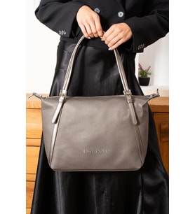 Kadın Orijinal Just Polo Büyük Boy Lakost Kumaş Lüks El Ve Omuz Çantası Shopper 27 X 32 CM (STD)