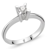 Romeo Pırlanta 0.18 Ct Tektaş Yüzük RM-10009 (Çok Renkli)