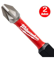 Milwaukee Bits Yıldız Uç Vidalama Matkap Ucu Pz2 x 50mm -2 Adet