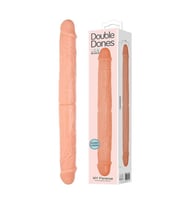 Double Dong Çift Taraflı İki Yönlü Esnek Dildo Kıkırdaklı Penis