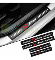 Honda Jazz Logo Karbon Kapı Eşiği Koruma Araba Etiket Oto Sticker Yapıştırma 4 Parça