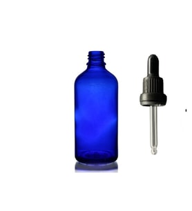 50ml mavi cam damlalıklı, 12 adet, Siyah Kapak, Ecza şişesi, Damlalıklı şişe, propolis şişesi, damlatmalı şişe, saç serum şişesi, ecza şişesi