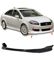 Fiat Linea Ön Ek Plastik Siyah karlık-ön-ek-bodykit 2007 2008 2009 2010 2011 2012 Makyajsız Kasa