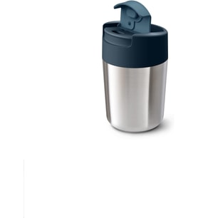 Joseph Joseph Sipp Çelik Paslanmaz Çelik Seyahat Kupası Kapaklı Kapaklı - 340 Ml (12 Fl. Oz) - Antra