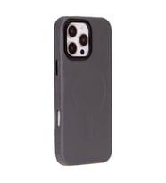 Apple iPhone 16 Pro Max uyumlu, Hakiki Deri, El Yapımı Kılıf, Gri