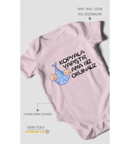 Kopyala yapıştır, ama yazılı Kısa Kollu Bebek Body %100 Pamuk