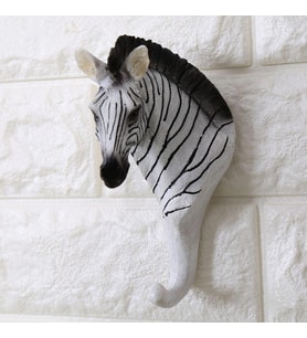 Dekoratif Modern Duvar Askılık Zebra Duvar Dekor Askı