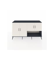 Kronos Konsol 6 Raflı 4 Kapaklı 176x59x99 Antrasit-Aytaşı/Antrasit