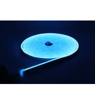 Neon LED şerit 5metre Buz Mavisi LED zincir bandı hortum esnek dekoratif aydınlatma ışık 12V 10W