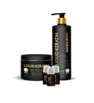 Liquid Keratin Yıpranmış Saçlara Bakım Onarıcı Full Set (Kremli)