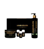 Liquid Keratin Yıpranmış Saçlara Bakım Onarıcı Full Set (Kremli)