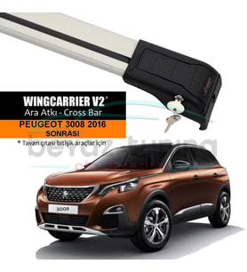Peugeot 3008 Port Bagaj Çıtası Tavan Ara Barı Ara Atkı