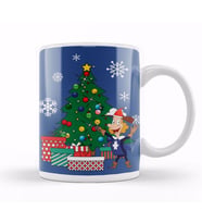 Albert The Fifth Musketeer Around The Christmas Tree Kupa Bardak Porselen