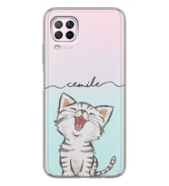 Huawei Yavru Kedi Tasarımlı Şeffaf Telefon Kılıfı