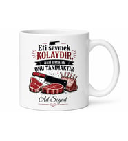 Kasap Temalı Esprili Kupa Bardak Kasap Hediye Komik Baskılı Kupa