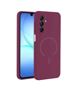 Samsung Galaxy A17 Uyumlu Kılıf M-safe Şarj Özellikli Zore Meta Kapak